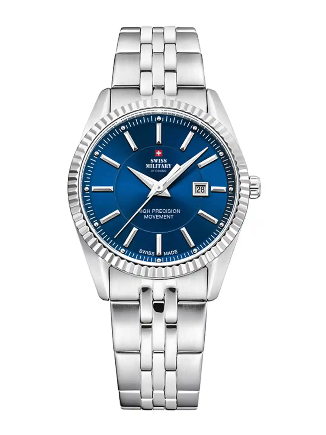 Buy Swiss Military by Chrono Women Blue Dial Swiss Made Watch