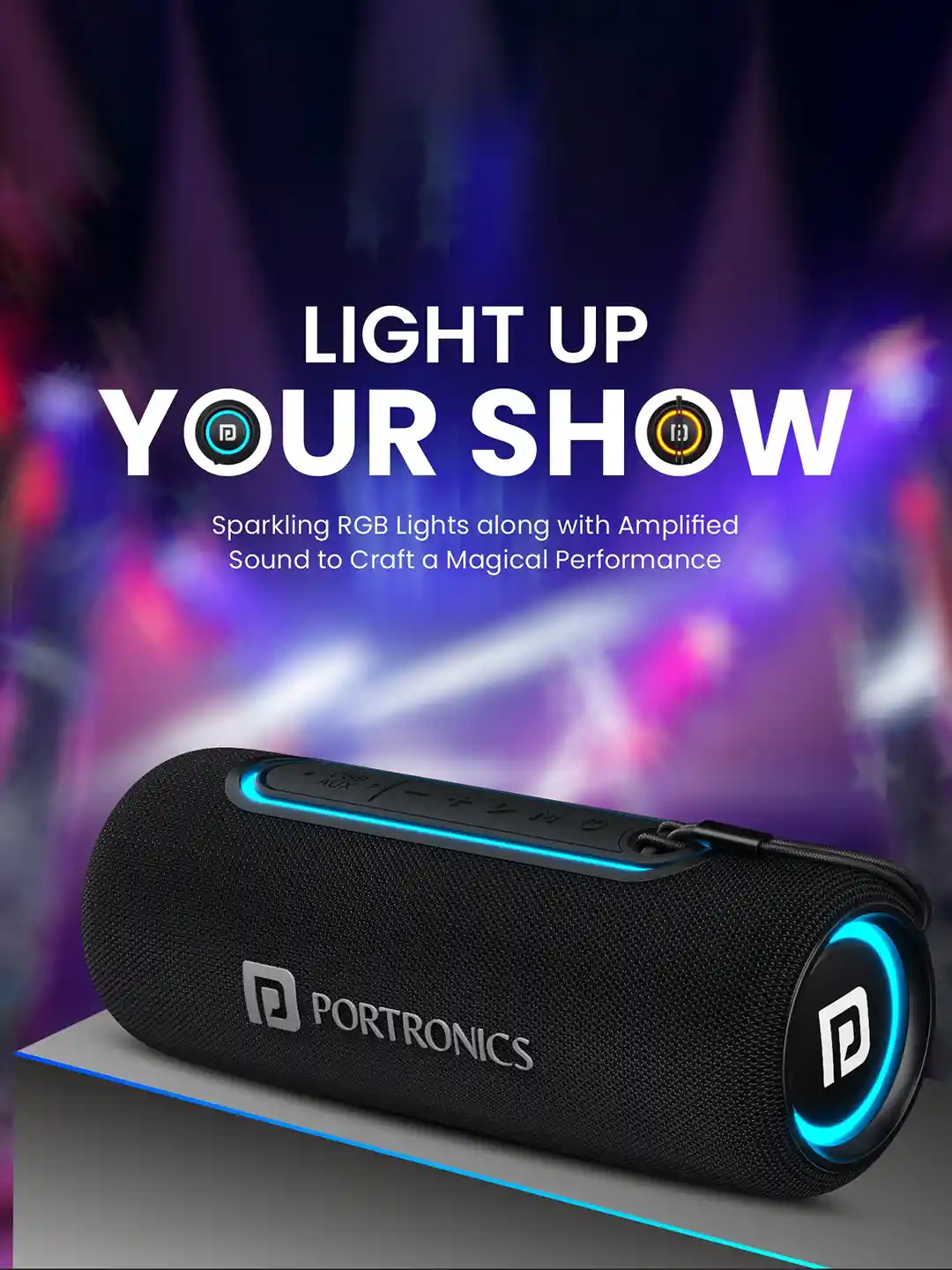 Buy Portronics Resound 15W HD Sound Wireless Bluetooth Speaker