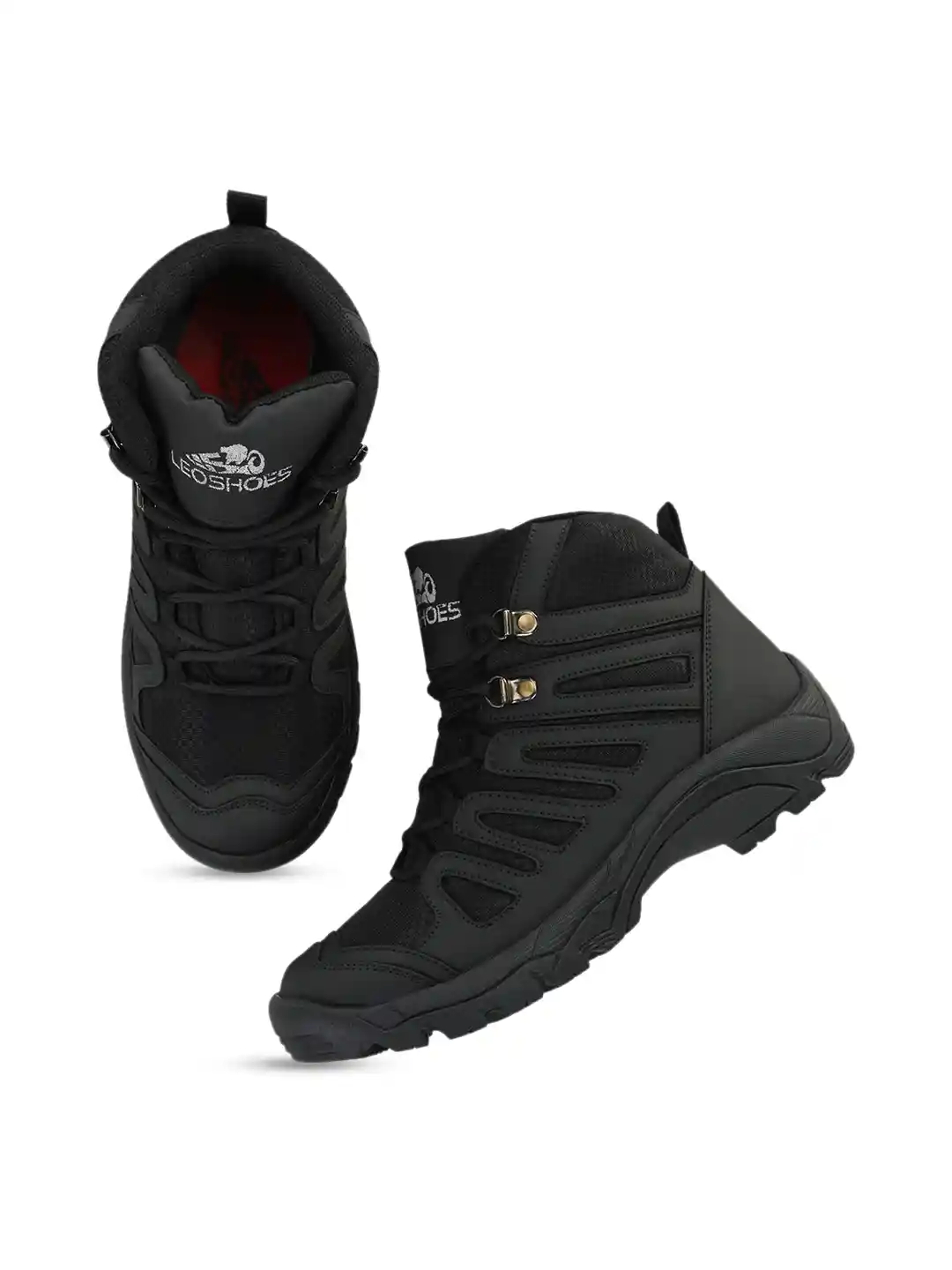 Buy Leo's Fitness Shoes Men Mid-Top Lace-Up Trekking Shoes