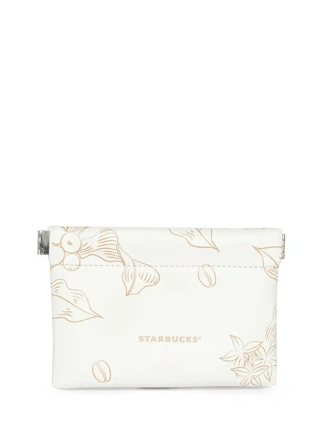 Buy Starbucks Unisex Floral Printed Zip Detail Card Holder