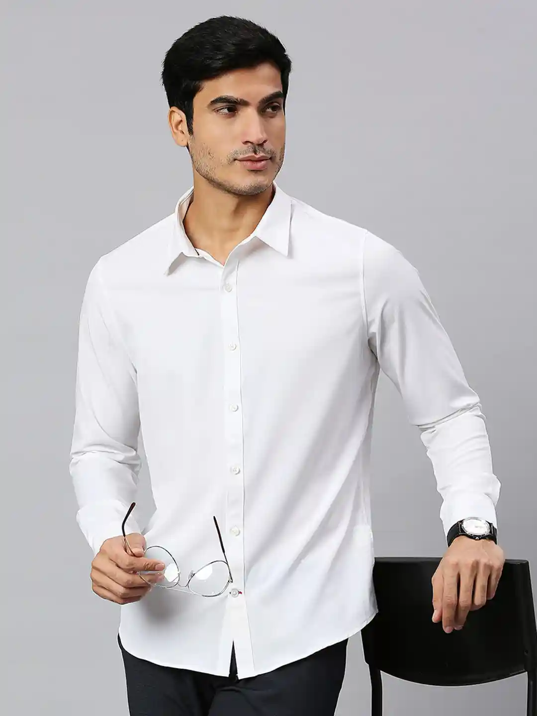 Buy Thomas Scott Classic Slim Fit Way Stretch Spread Collar