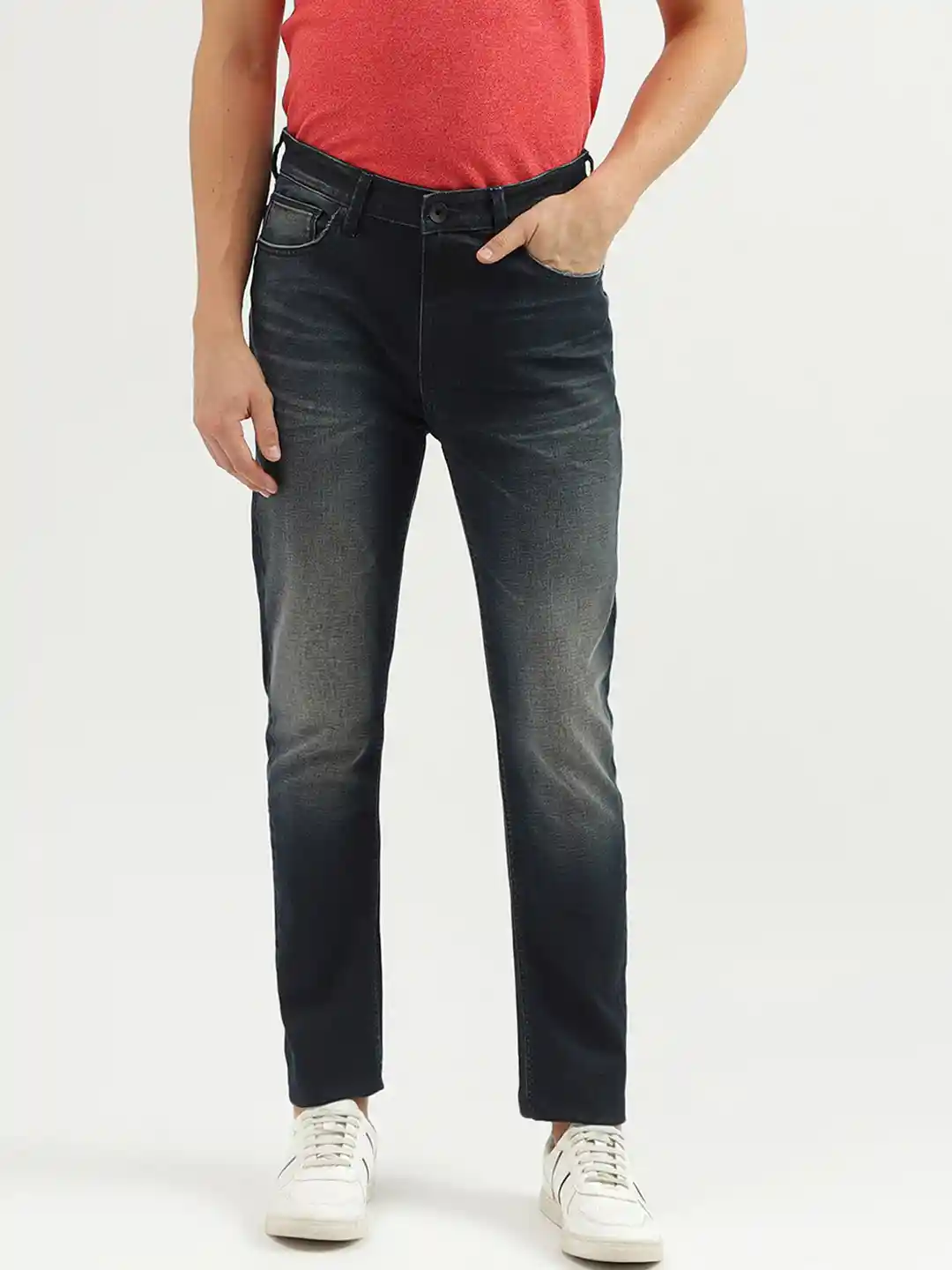 Denim Pants Benetton Jeans Carrot Fit United Colors Of Benetton