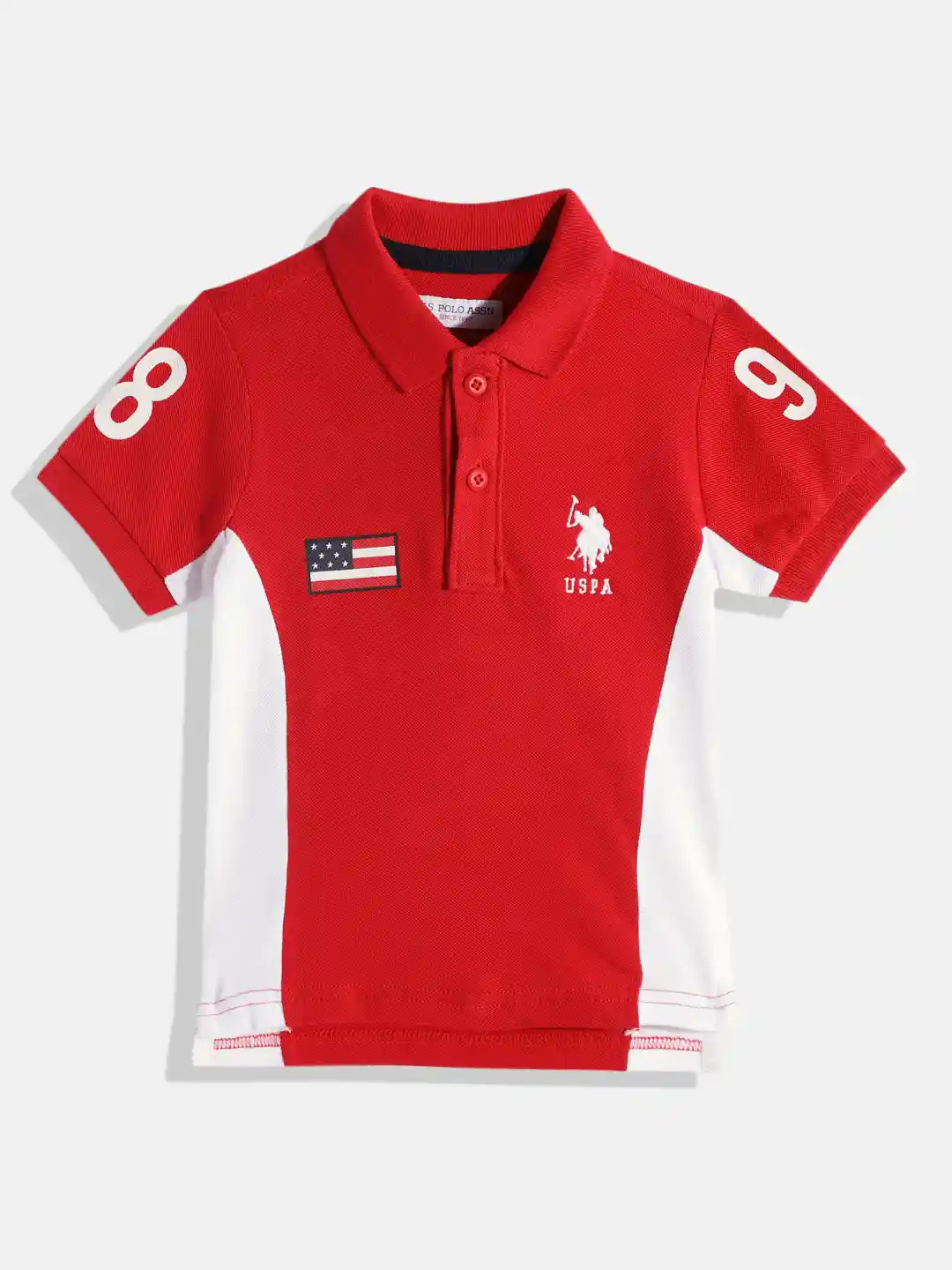 Flag Us Polo T Shirts For Kids Buy Polo Kids Boys Colourblocked