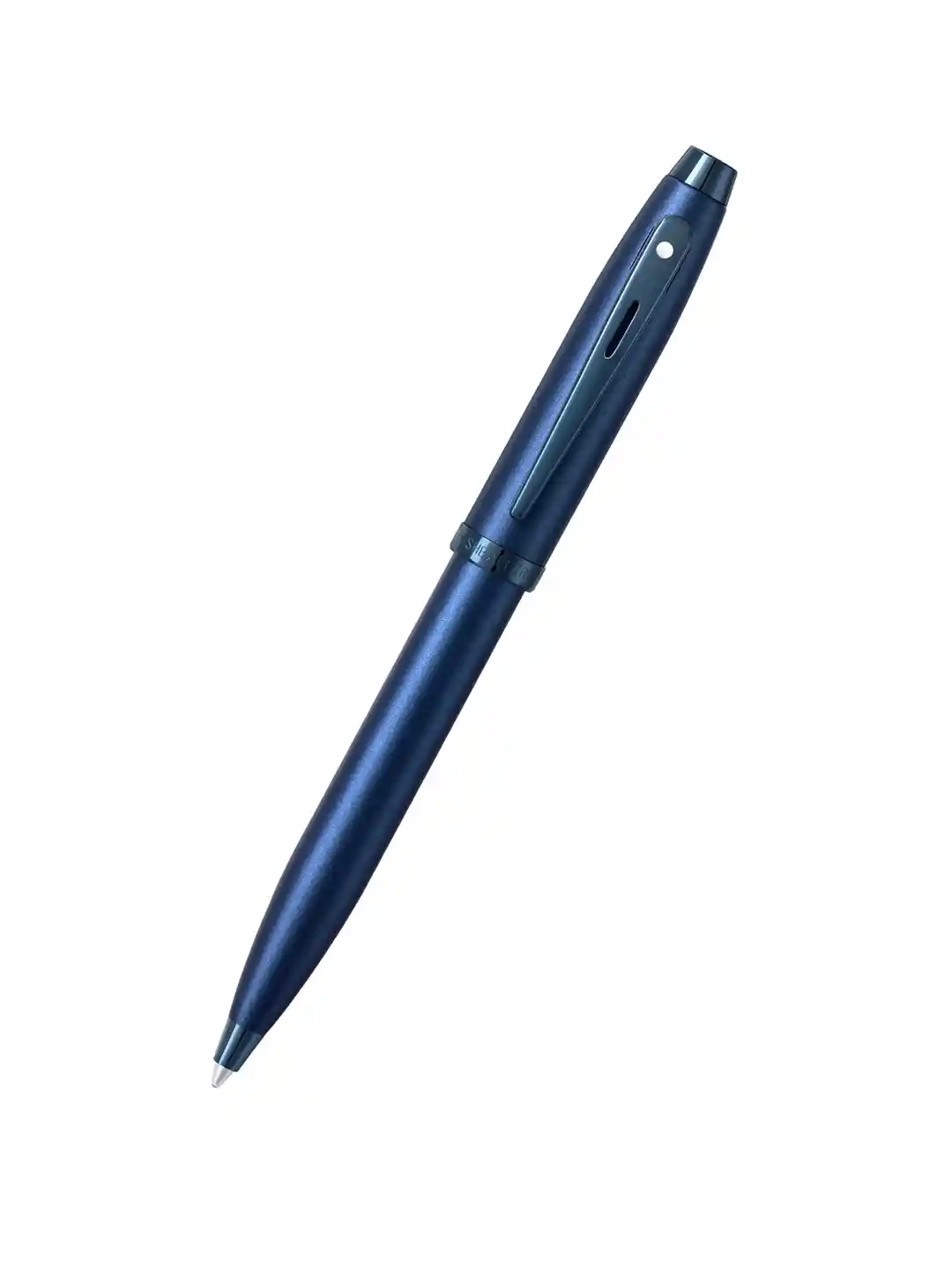 Buy Sheaffer Satin Blue with Blue Trim E9371 Gift100 Ballpoint Pen