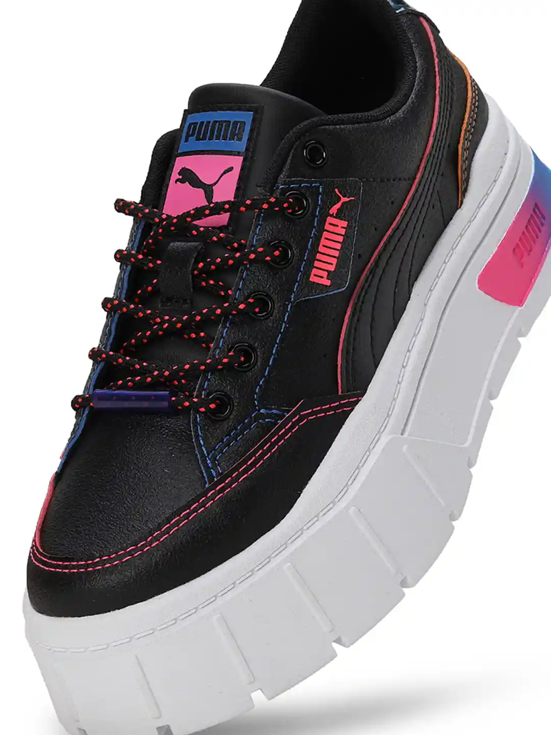 Platform Sneakers Puma Basket Ader Black Trace Suede Platform