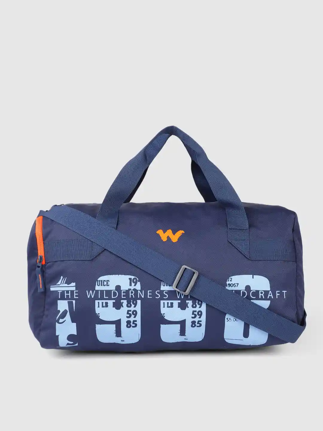 Wildcraft Unisex Brand Logo Numeric Print Foldable Medium-Sized Air Duff  Duffel Bag