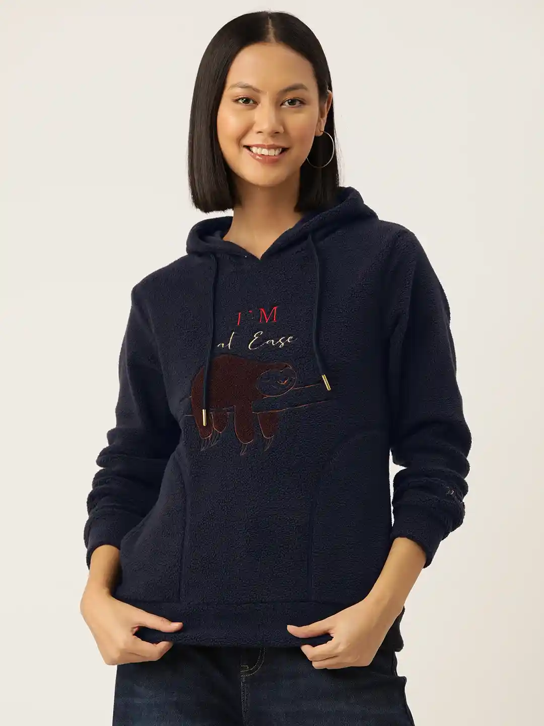 Buy Monte Carlo Women Fleece Hooded Sweatshirt Sweatshirts for