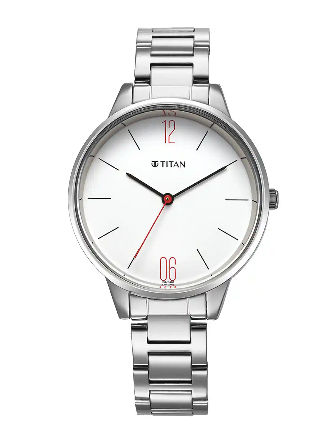 Buy Titan Women Dial Stainless Steel Bracelet Style Straps