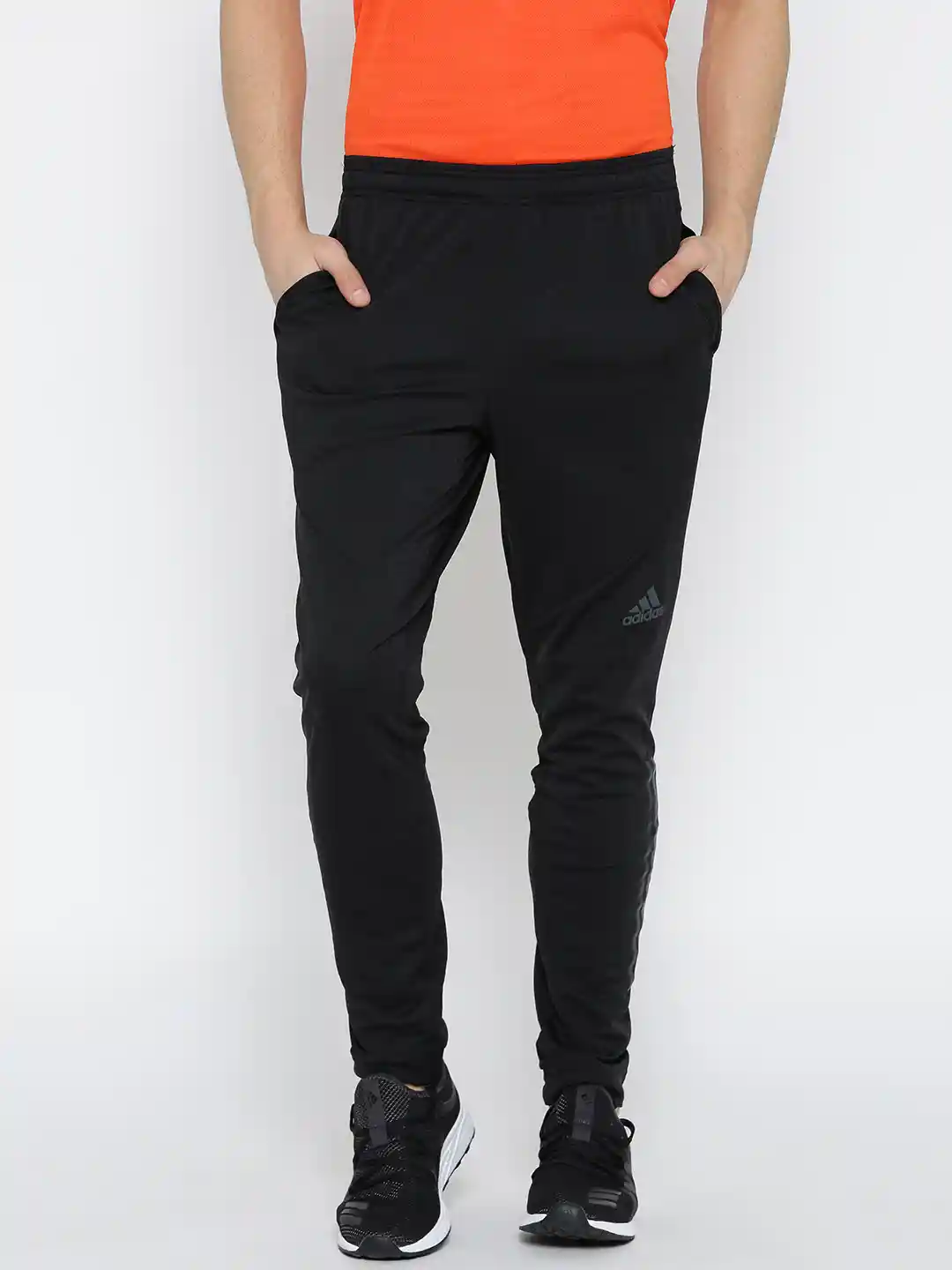 ADIDAS Men Black WO PA CCOOL KN Solid Training Track Pants