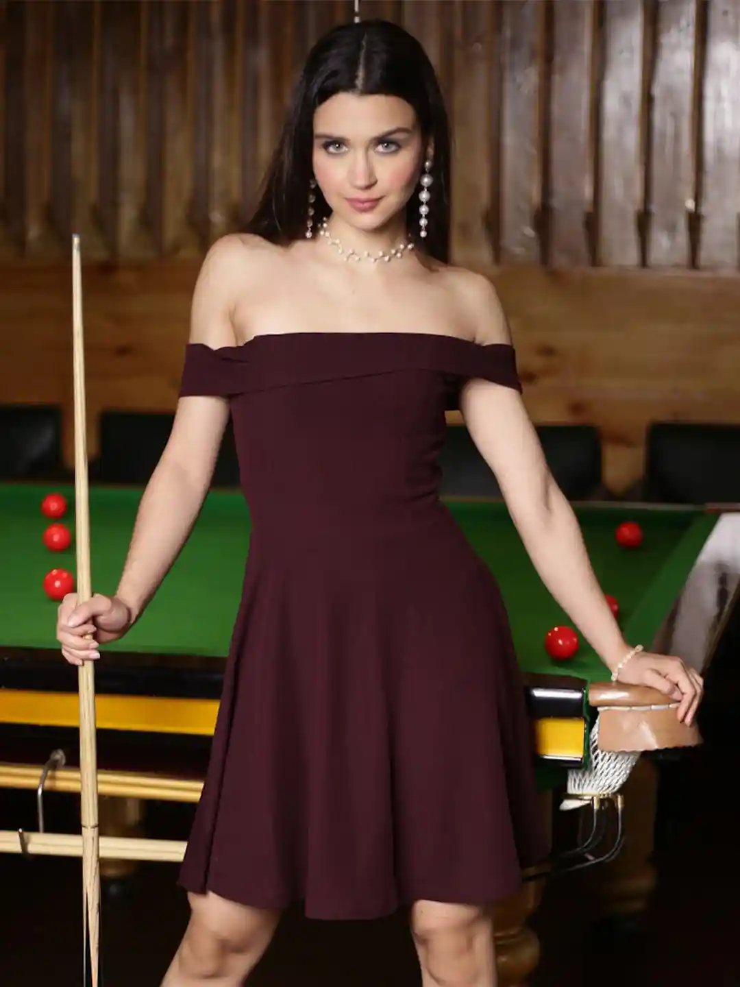 womens mini black dress Order Ryna Dress​ for Women SleeveLength:Long Sleeve COLOR:DARK BROWN W/SHINY BRASS BUCKLE and nights out Available All the Details of