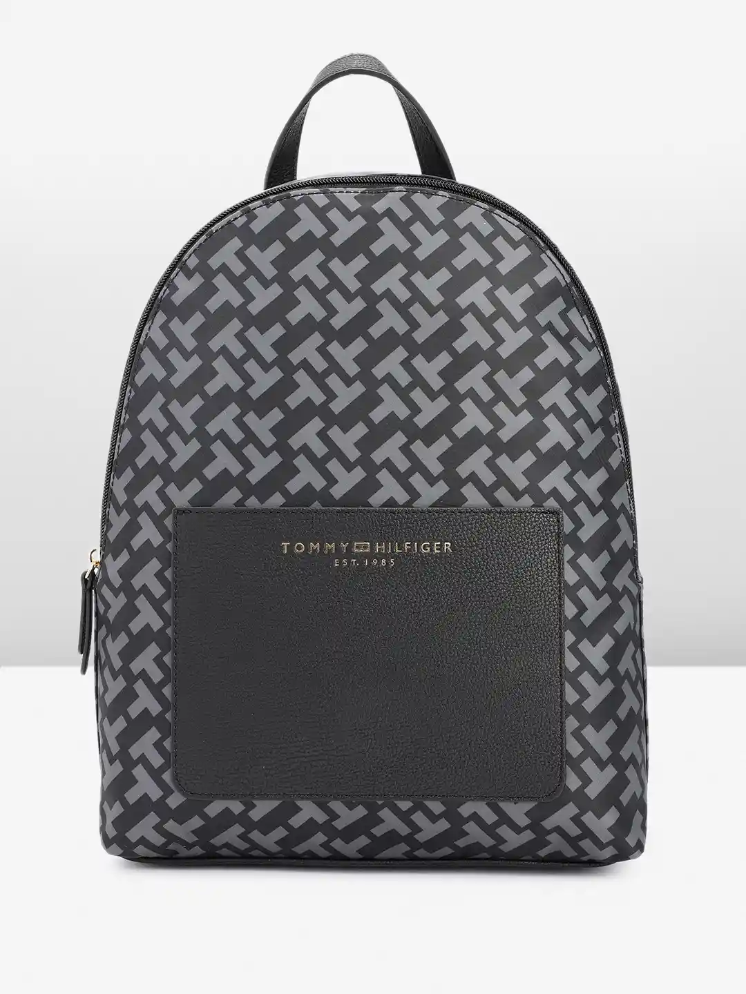 Tommy Hilfiger Backpack Purse Monogram Tommy Hilfiger Tan And