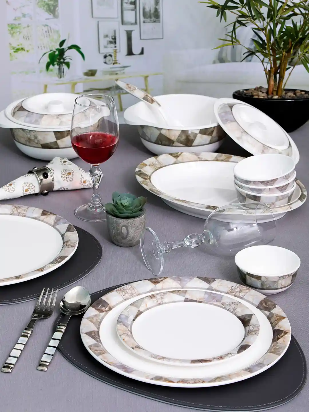 Servewell Melamine Dinner Servewell Dinner Set 18pc Buy Servewell