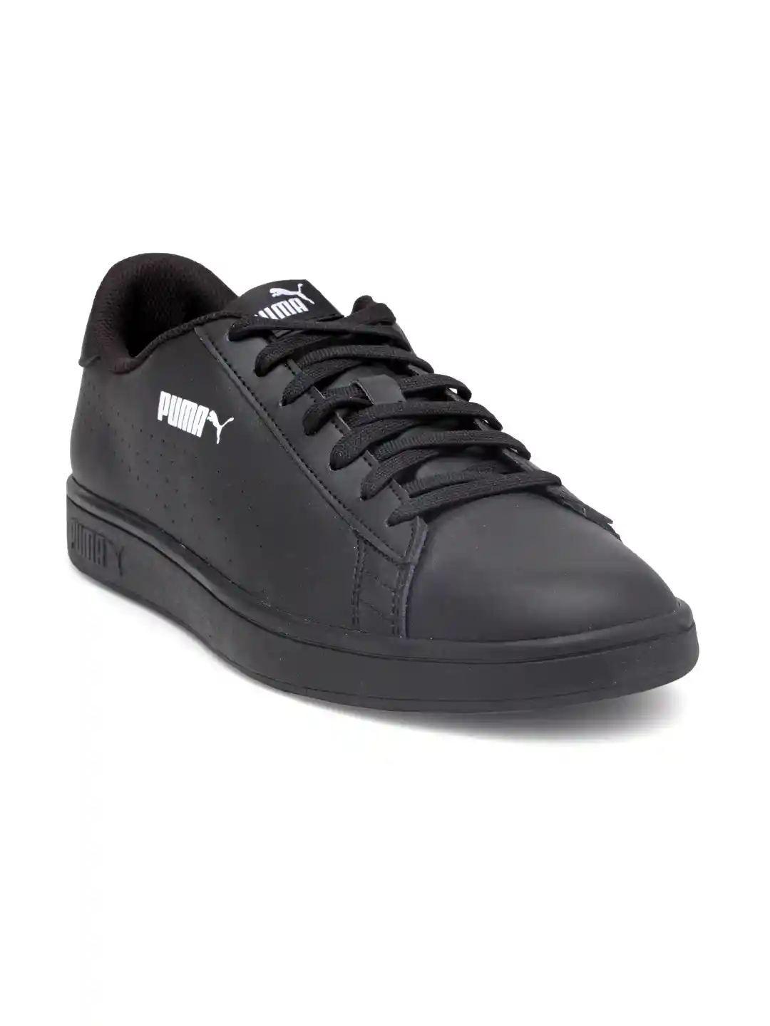 Buy Puma Men Black Smash v2 L Perf Leather Sneakers - Casual Shoes for Men  2454527 | Myntra
