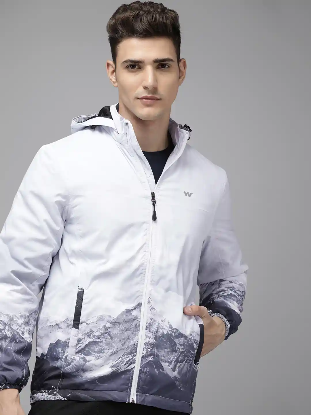 Buy Wildcraft Graphic Printed Lightweight Hooded Padded Jacket