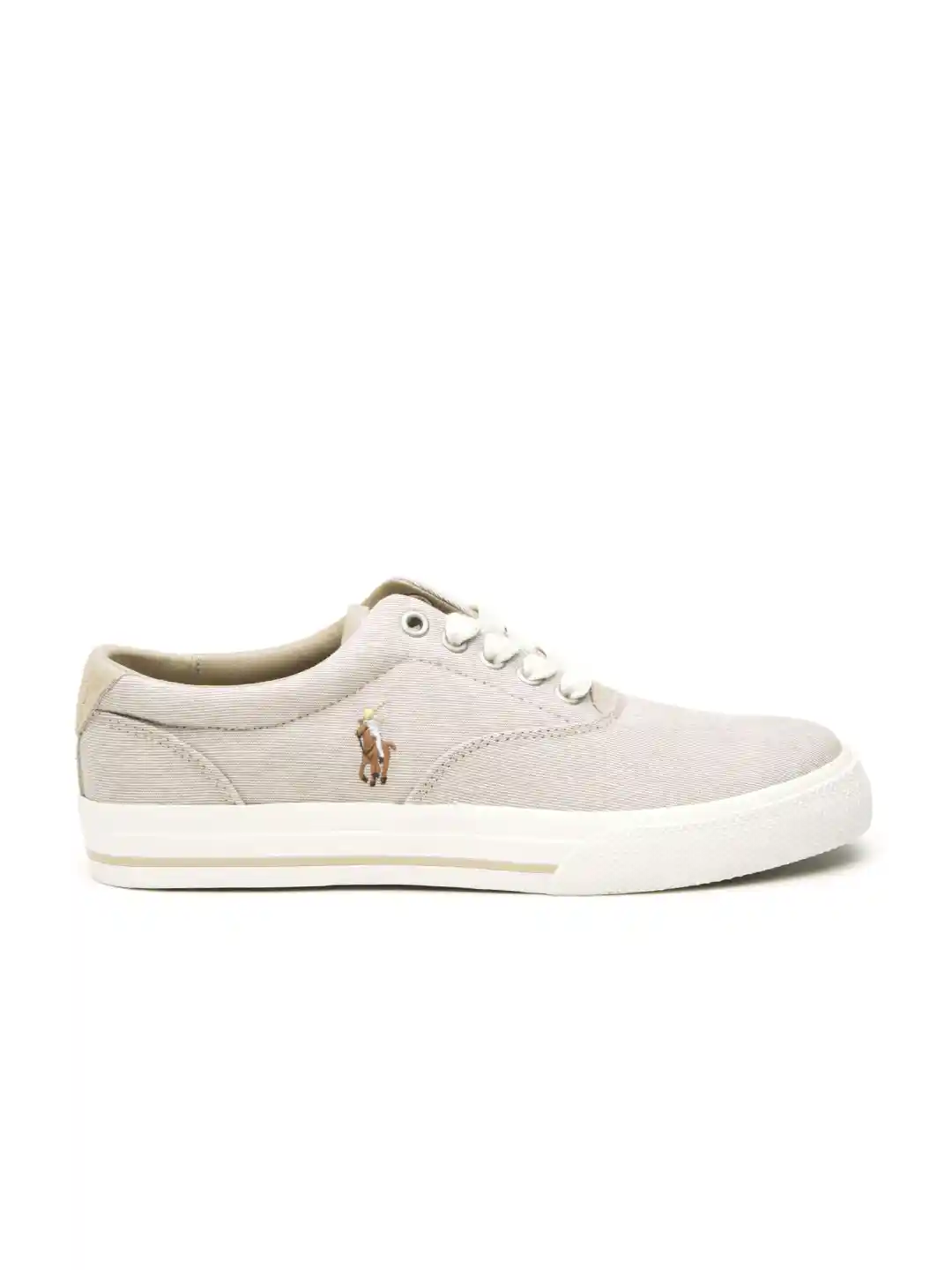 Vaughn Sneaker Ralph Lauren Canvas Fashion Sneakers Polo Ralph Lauren Beige  Vaughn NE VULC Sneakers