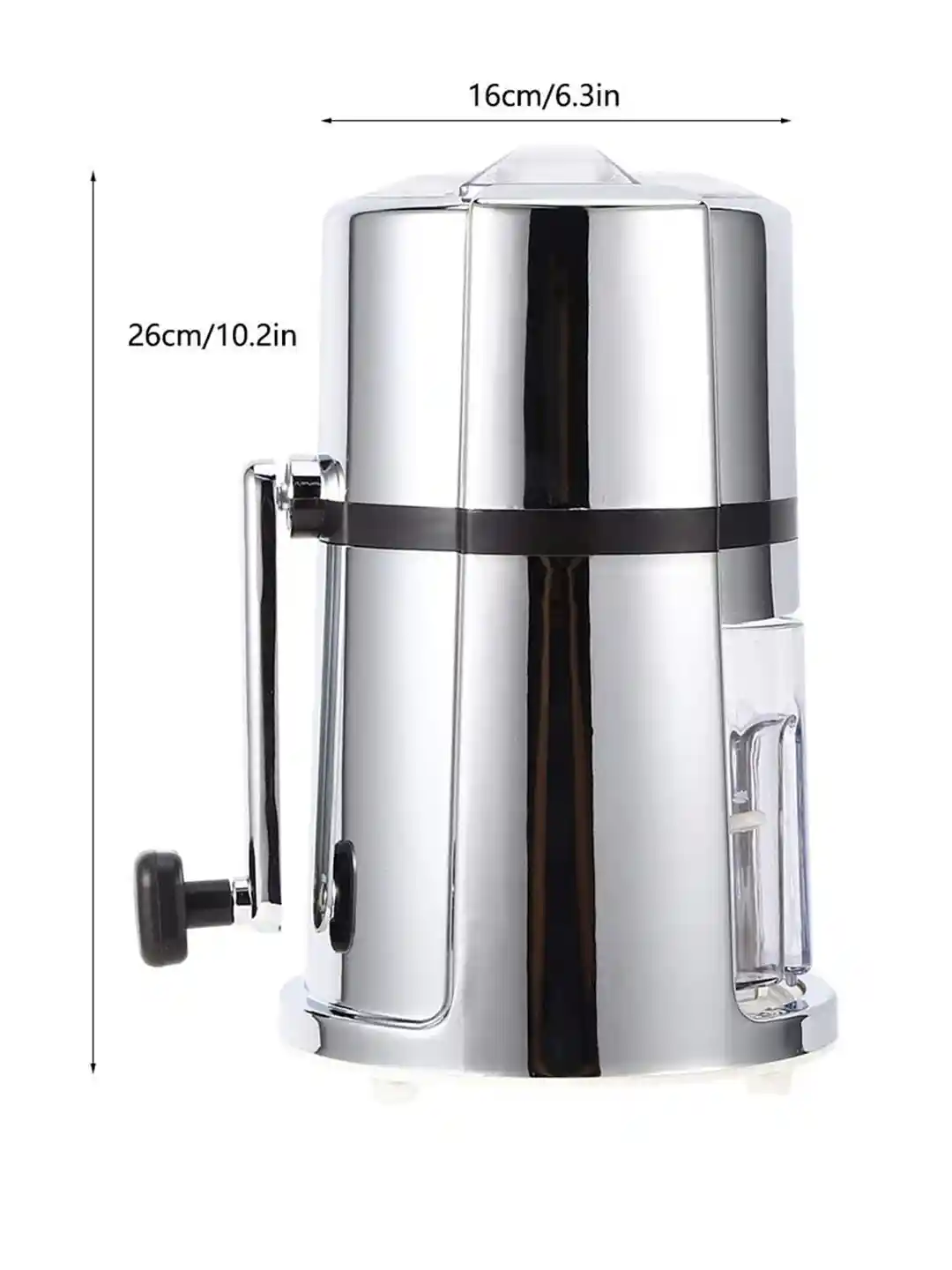 Buy FNS Stainless Steel Ice Crusher With Hand Crank - Ice Buckets