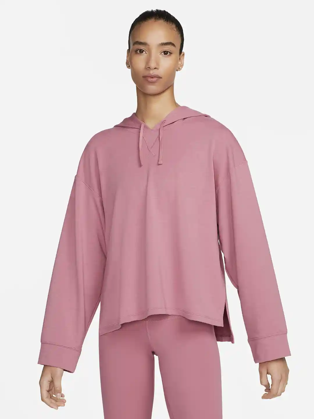 Buy Nike Yoga Dri-FIT Fleece Hooded Pullover Sweatshirt