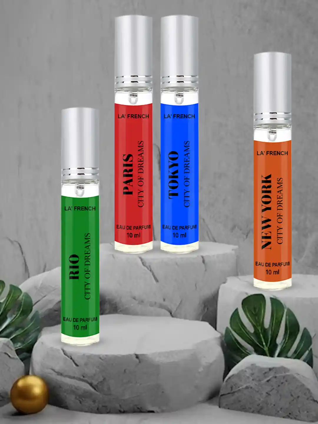 Buy La French Mini Perfume Gift Set Rio, New York, Tokyo, Paris