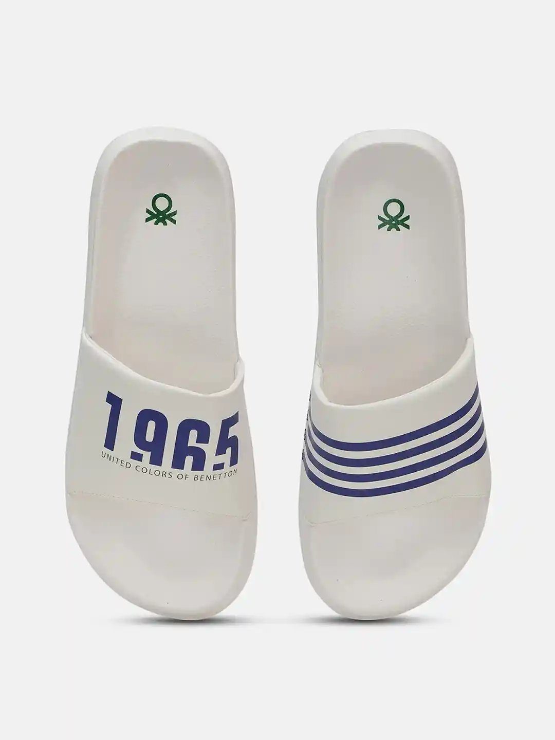 Buy United Colors of Benetton Men Printed Sliders Flip Flops for