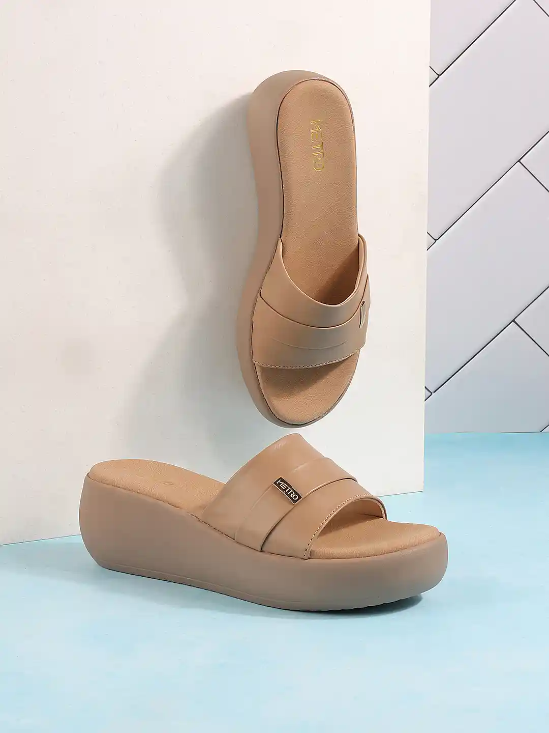 Buy Metro Open Toe Platform Heels Heels for Women 24615594 Myntra