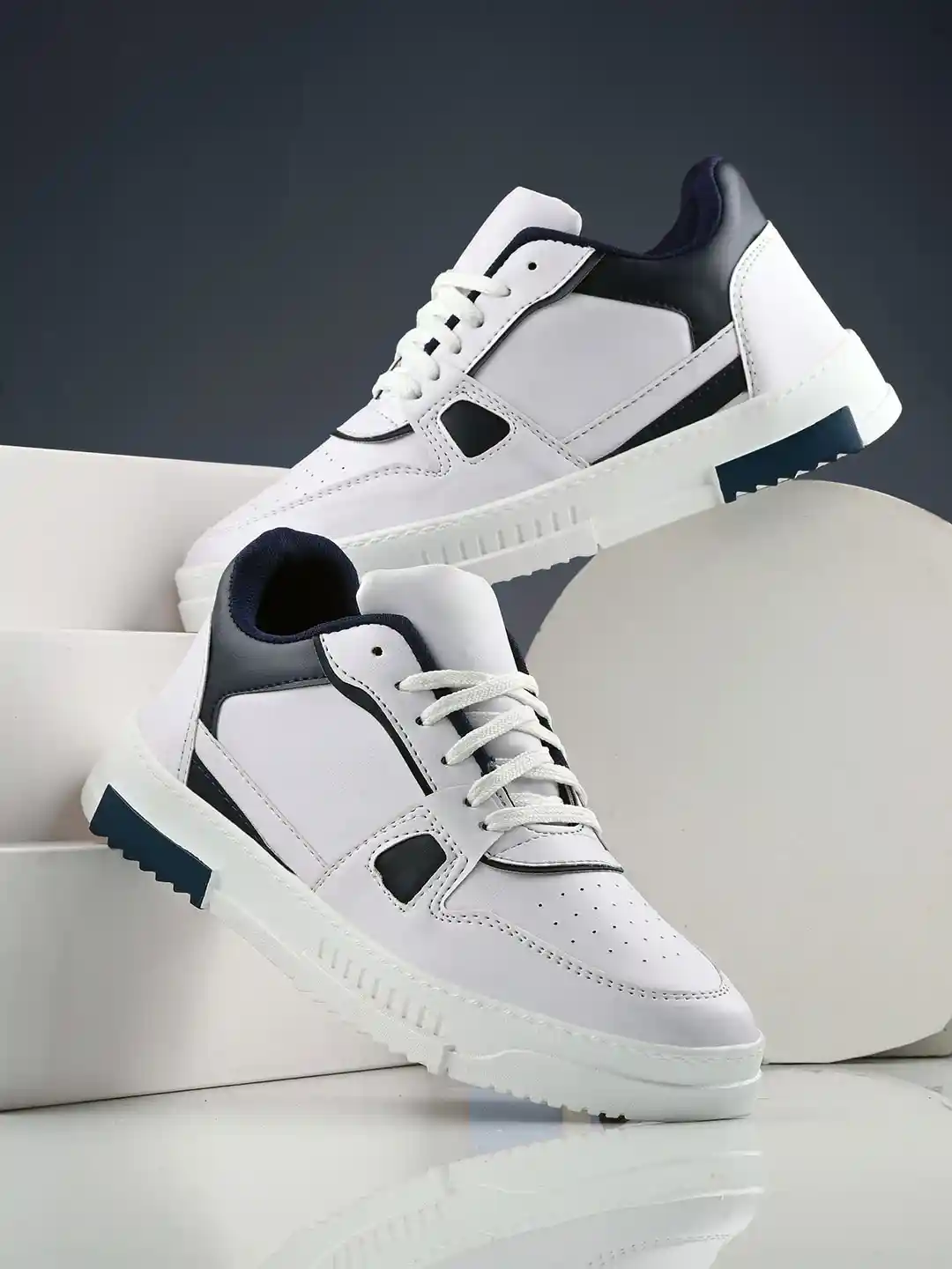 Buy Mast Harbour Men Colourblocked Lace-Up Sneakers Casual