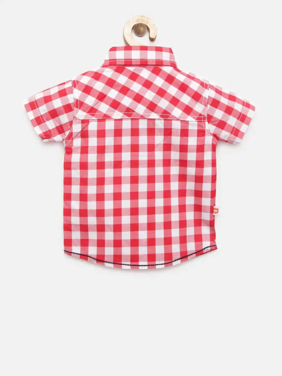 Buy Baby League Boys Red White Checked Casual Shirt Shirts for