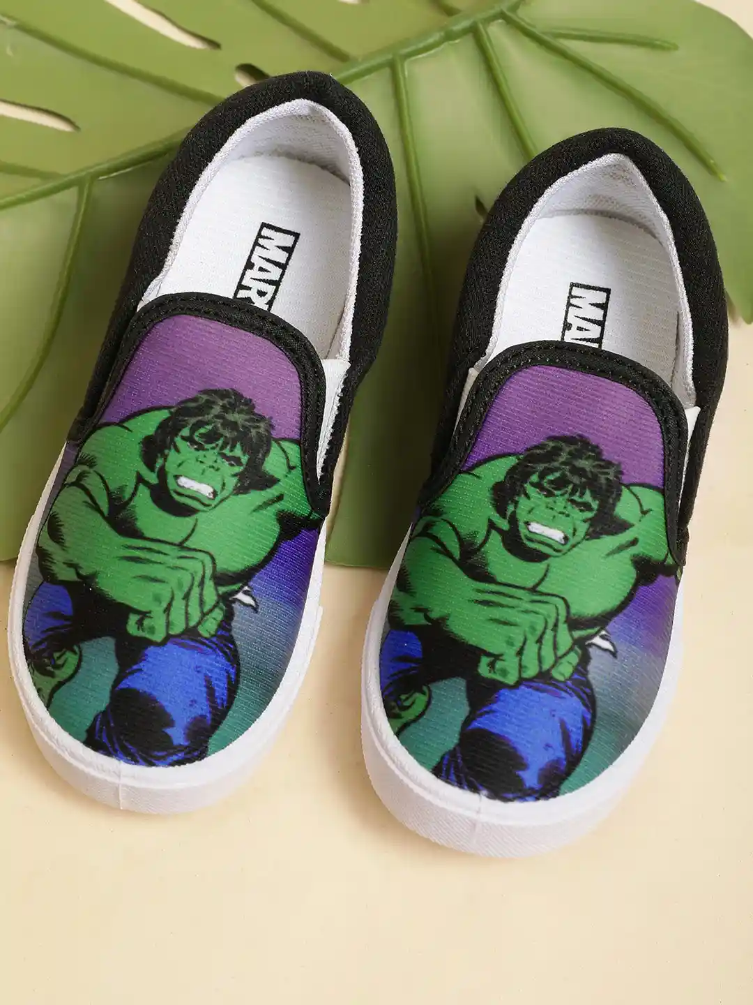 Buy Kids Ville Boys Hulk Printed Comfort Insole Slip-On Sneakers