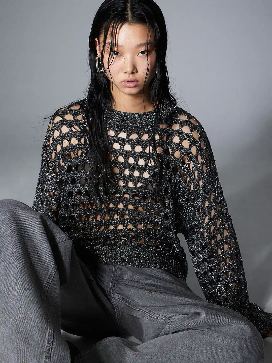 Buy H&M Hole-Knit Jumper Sweaters for Women 24747952 Myntra