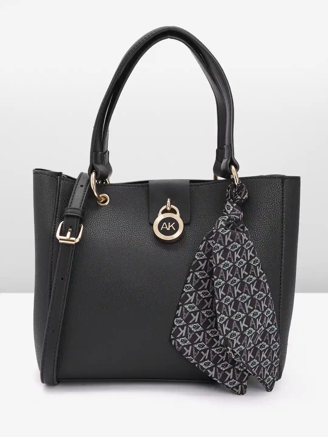 Buy ANNE KLEIN Black Structured Handheld Bag Handbags for Women