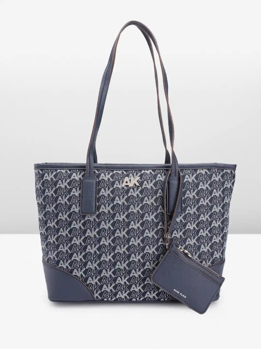 Buy ANNE KLEIN Brand Logo Self Design Structured Shoulder Bag