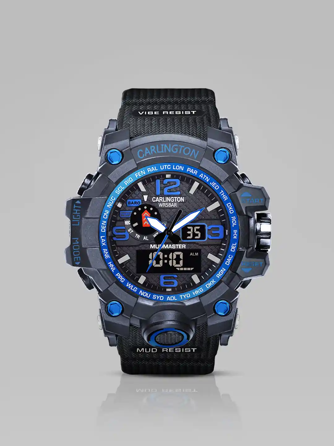 Buy CARLINGTON Men Printed Dial Straps Analogue and Digital