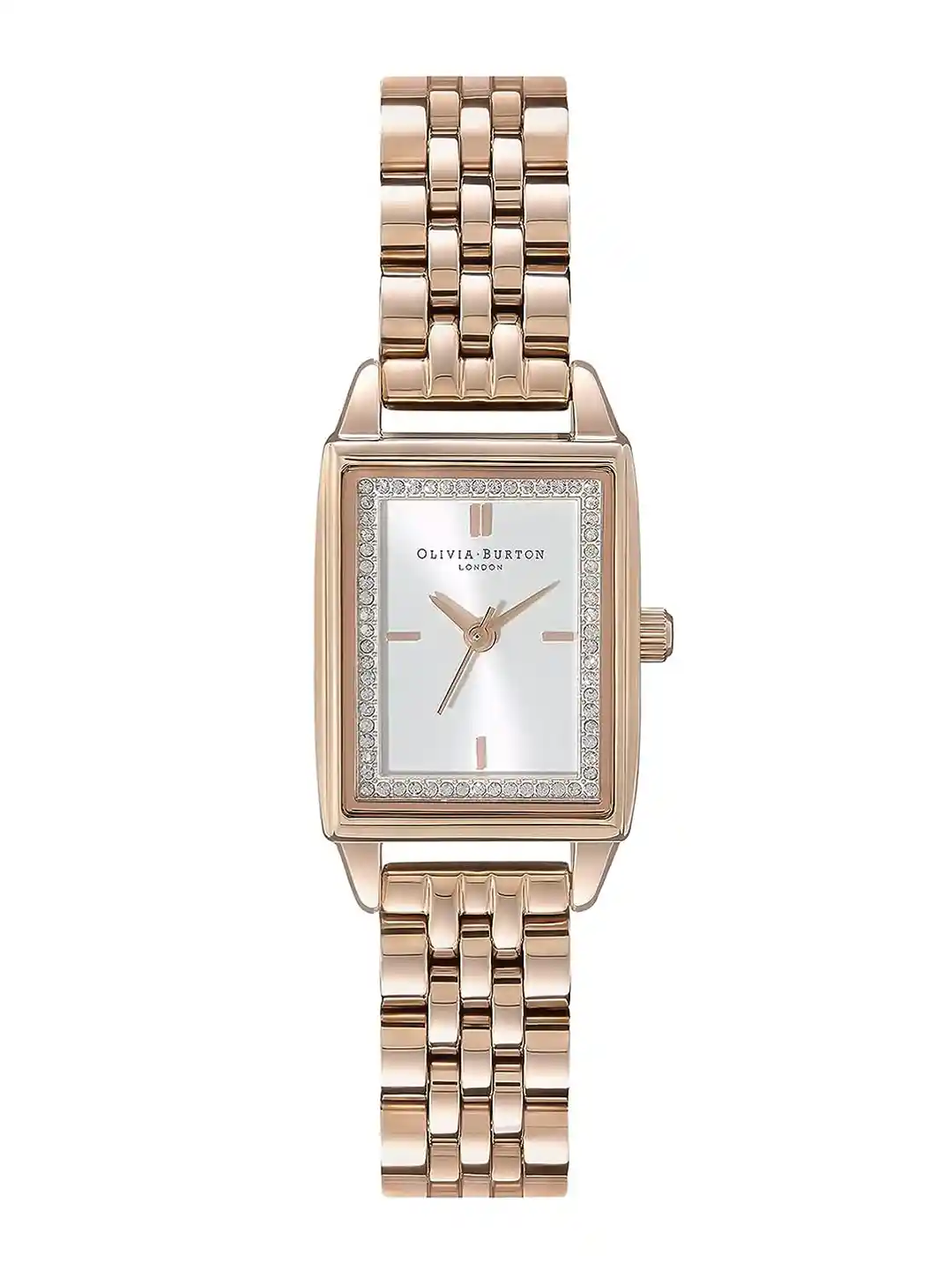 Buy Olivia Burton Women Rectangular Bracelet Style Straps Analogue