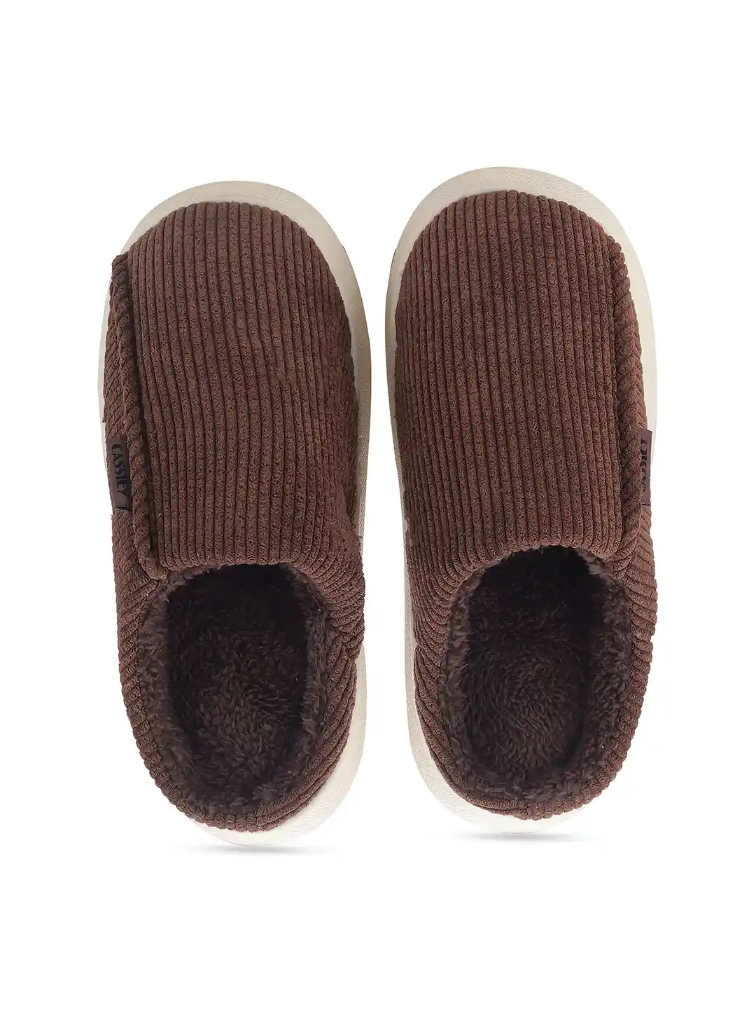 CASSIEY Women Self Design Fur Room Slippers