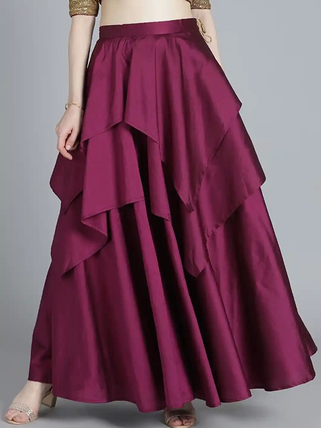 Handkerchief Flare Skirt Layered Handkerchief Skirt Turning Point