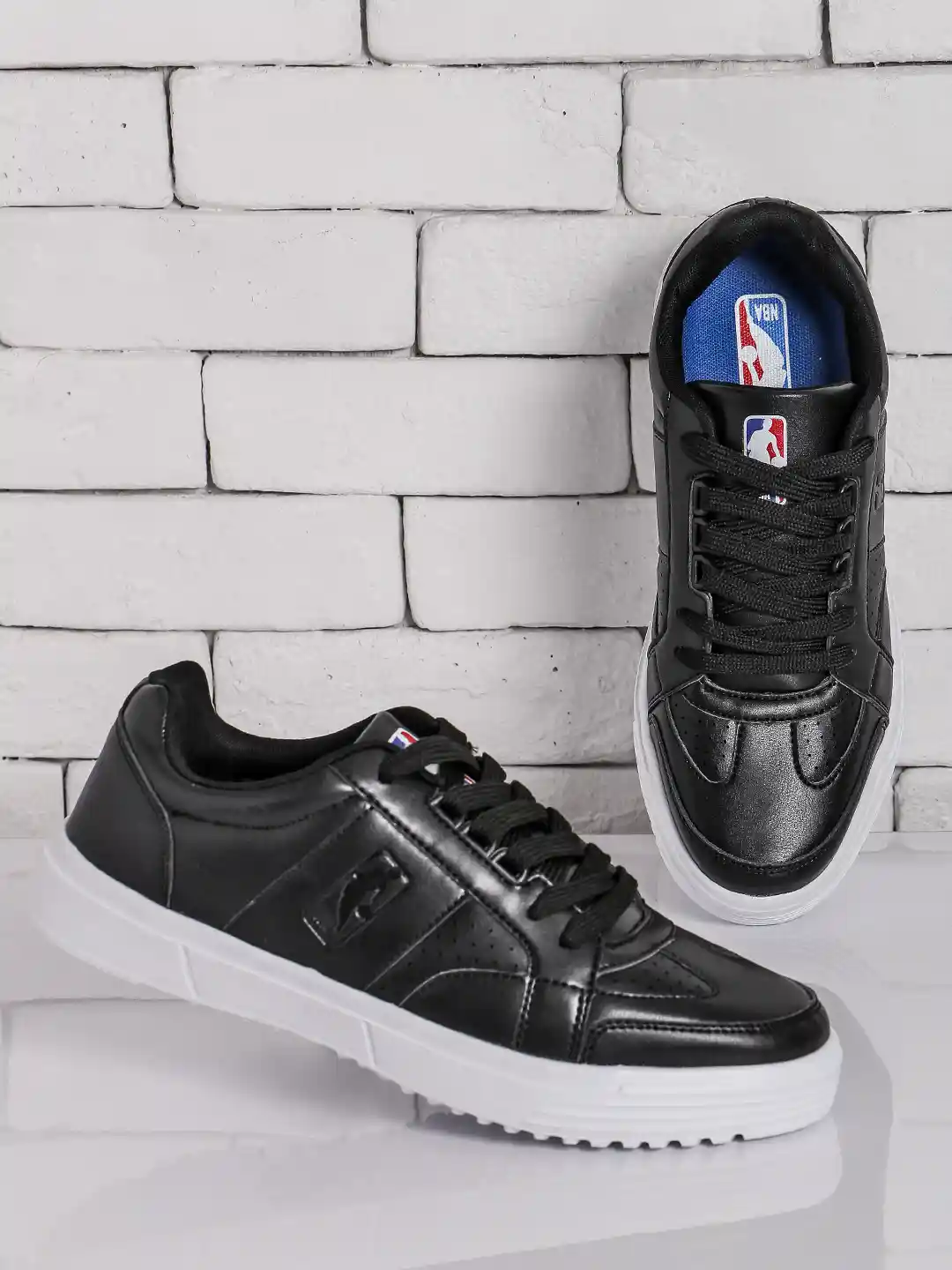 Buy NBA Official Fan Wear Men Black Sneakers - Casual Shoes for Men 2484185  | Myntra