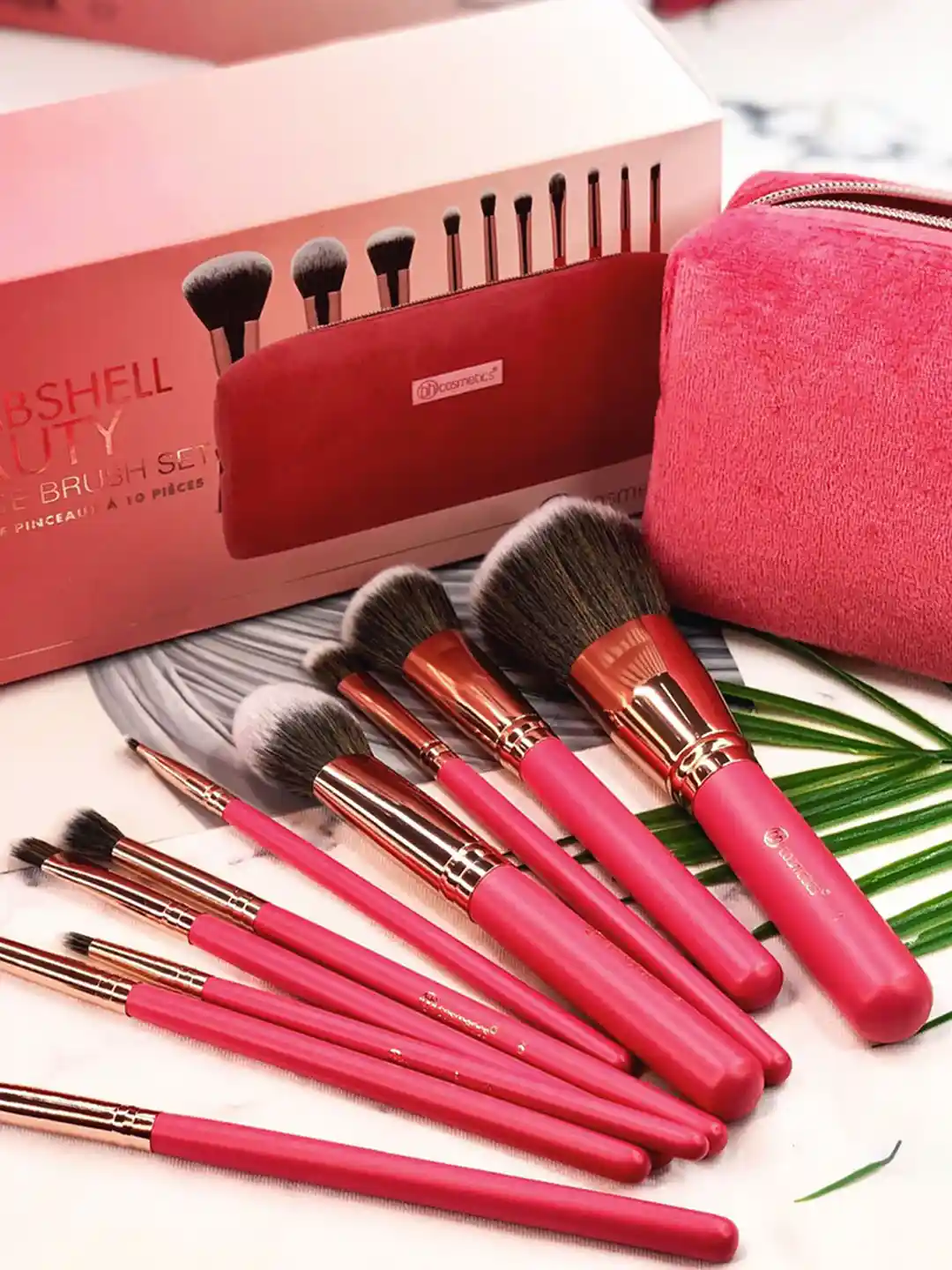 Buy BH COSMETICS Set of 10 Bombshell Beauty Face Makeup Brushes