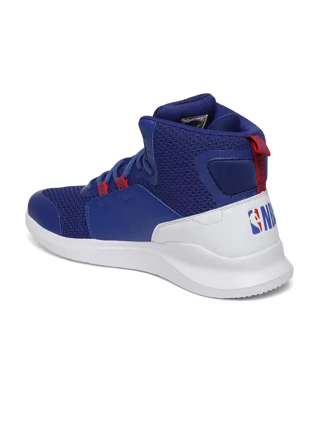 Buy NBA Men Royal Blue NBA High-Top Sneakers Casual Shoes for