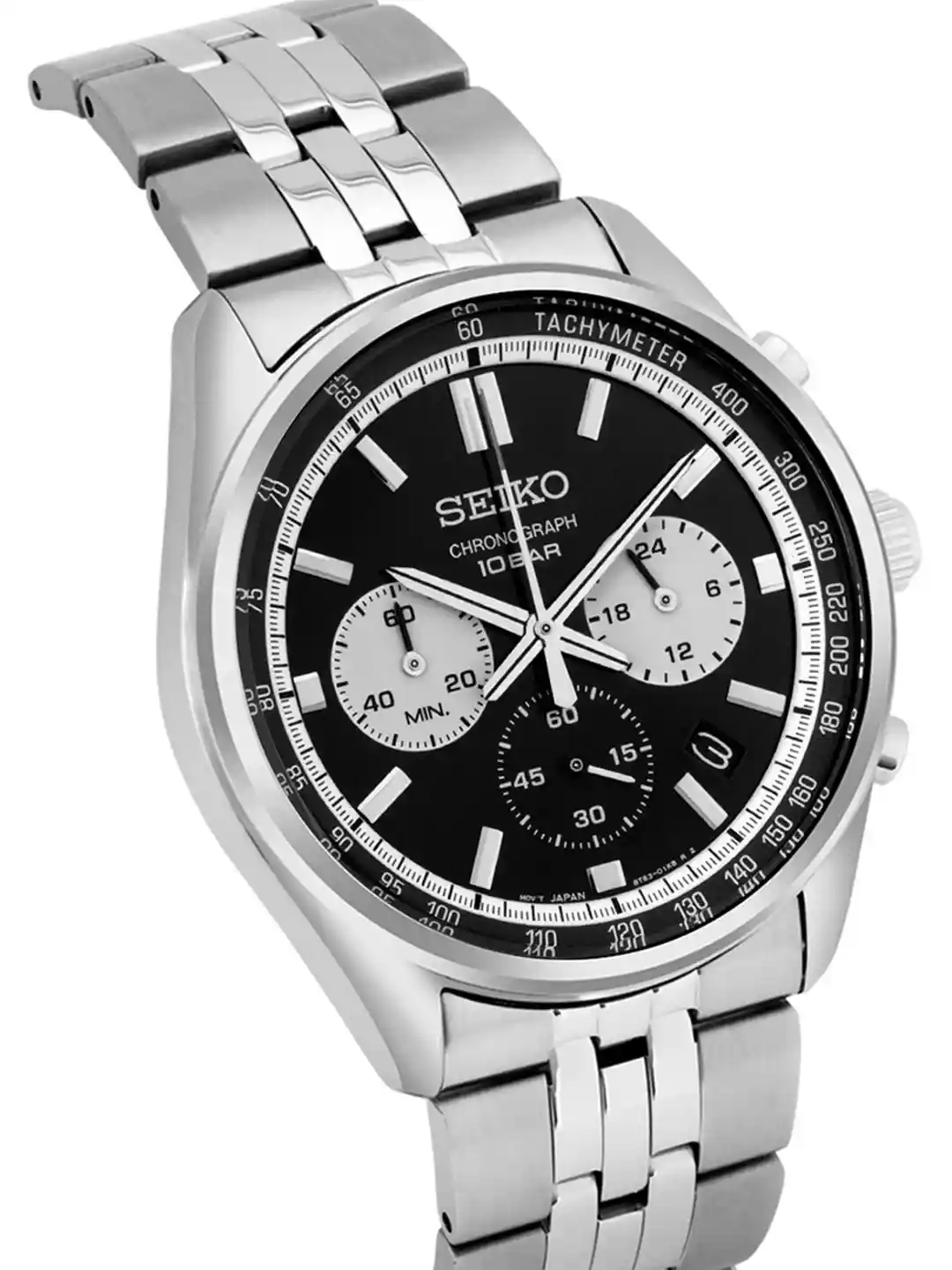 SEIKO Men Dial Stainless Steel Straps Chronograph Analogue Powered Watch  SSB429P1