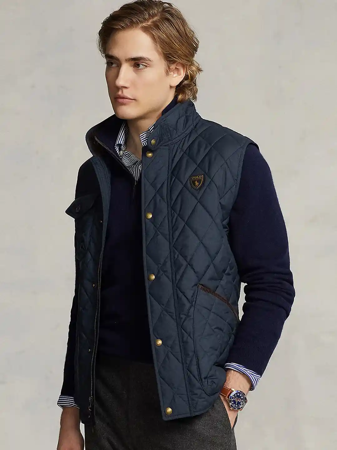 Buy Polo Ralph Lauren Water Repellent Quilted Vest Jackets for