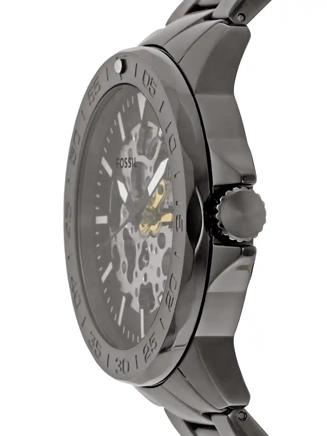 Buy Fossil Men Skeleton Bannon Bracelet Style Analogue Automatic