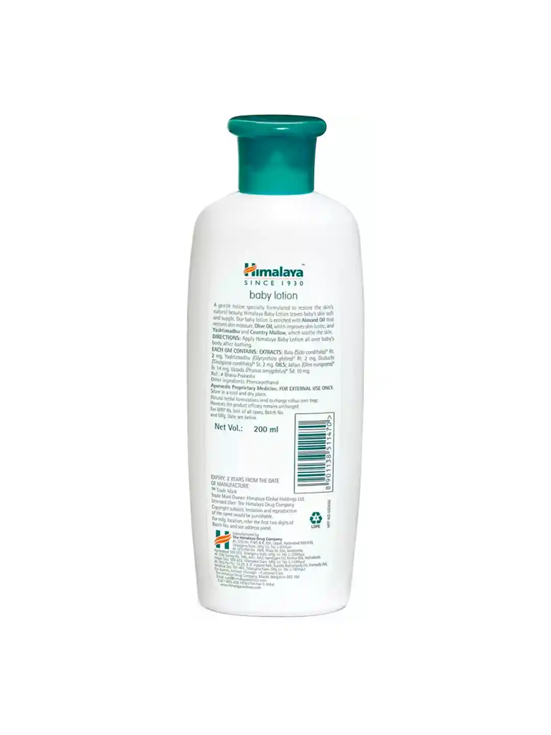 Buy Himalaya Baby Lotion With Almond Olive Oil For Soft Smooth