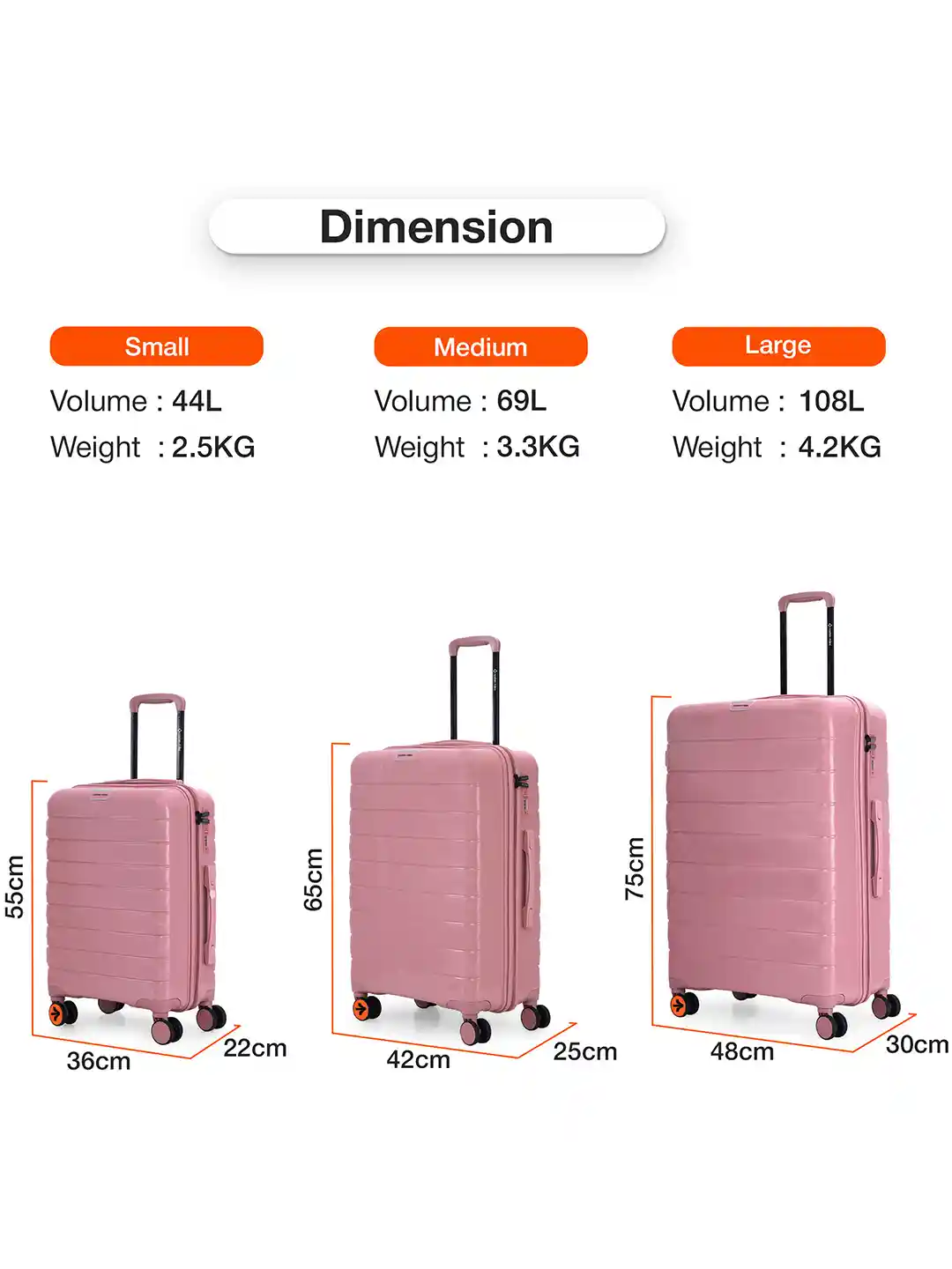 Trolley Bag Size Of The Carry On Luggage GOCART Hard Shell