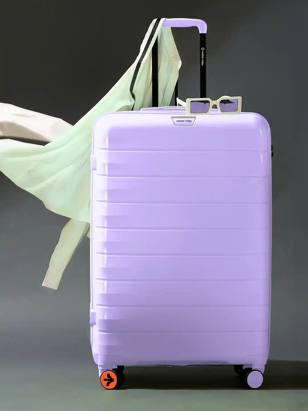 Nasher Miles Purple Hard Case Luggage Buy Nasher Miles Paris Hard