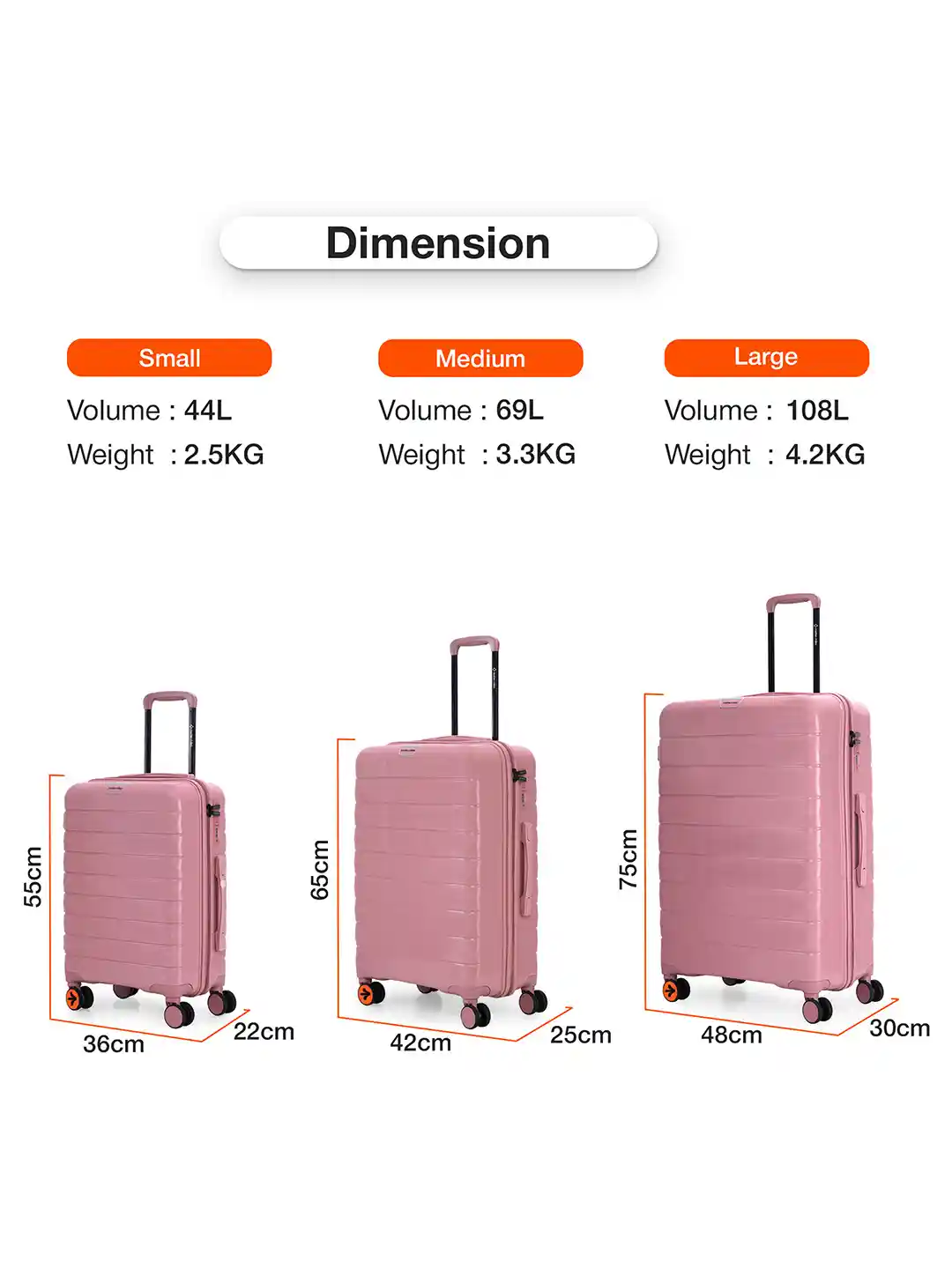 Luggage Size Chart Carry On Luggage 24 Large Suitcase 24 Inch