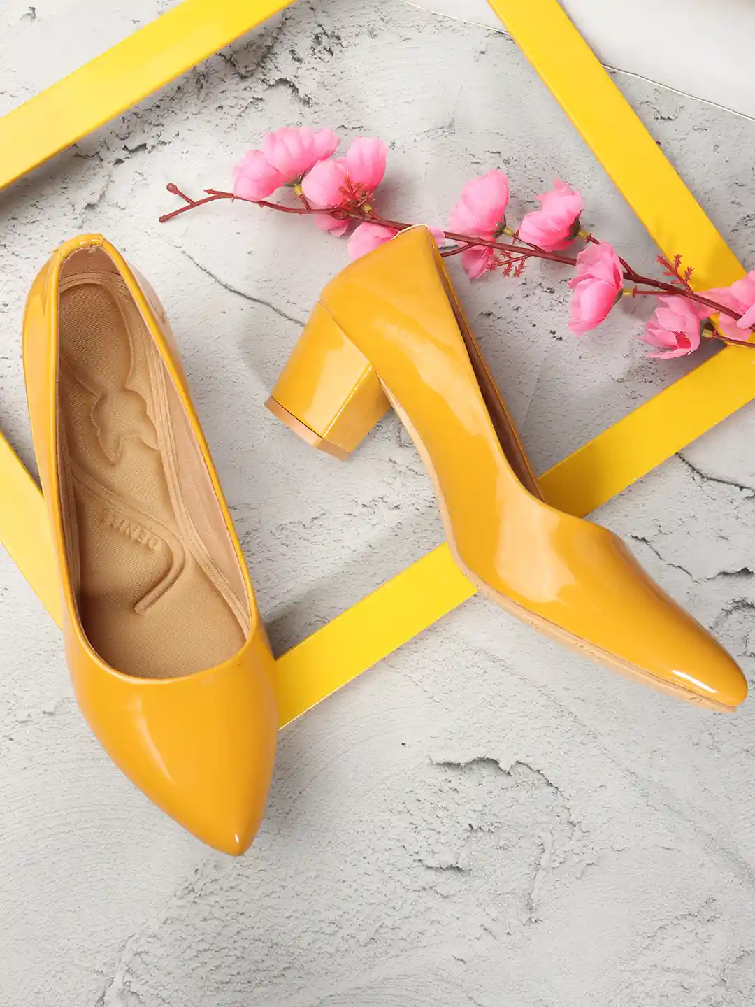 Buy Denill Pointed Toe Work Block Pumps - Heels for Women 24912116