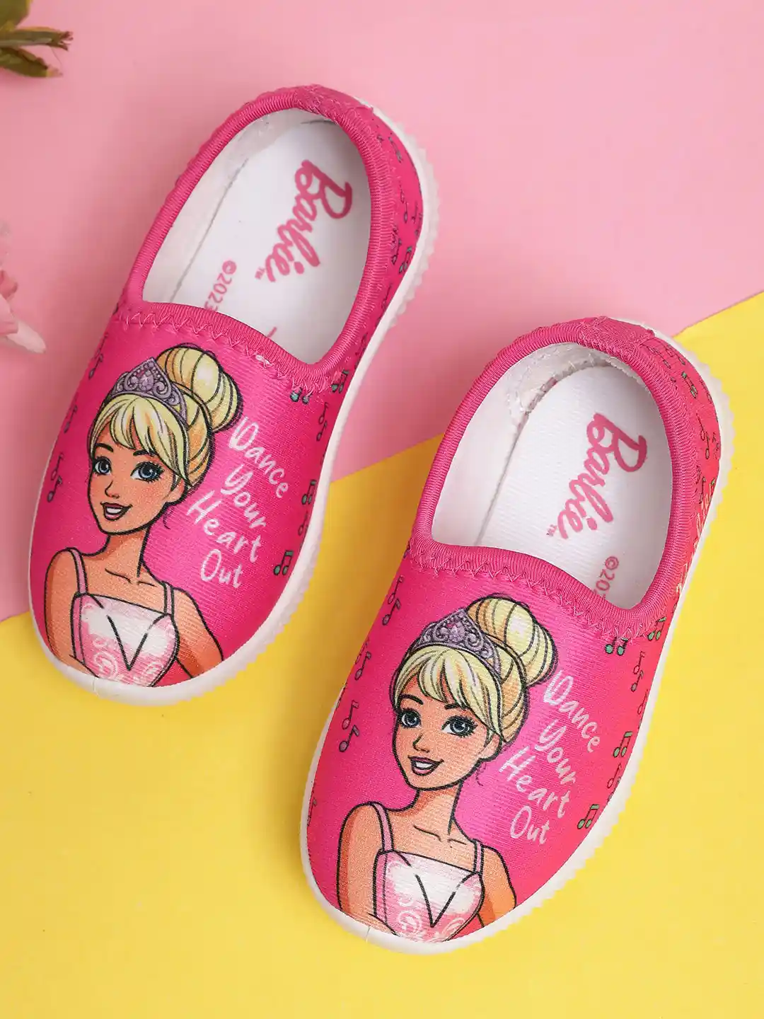 Buy Kids Ville Girls Barbie Printed Slip-On Sneakers Casual