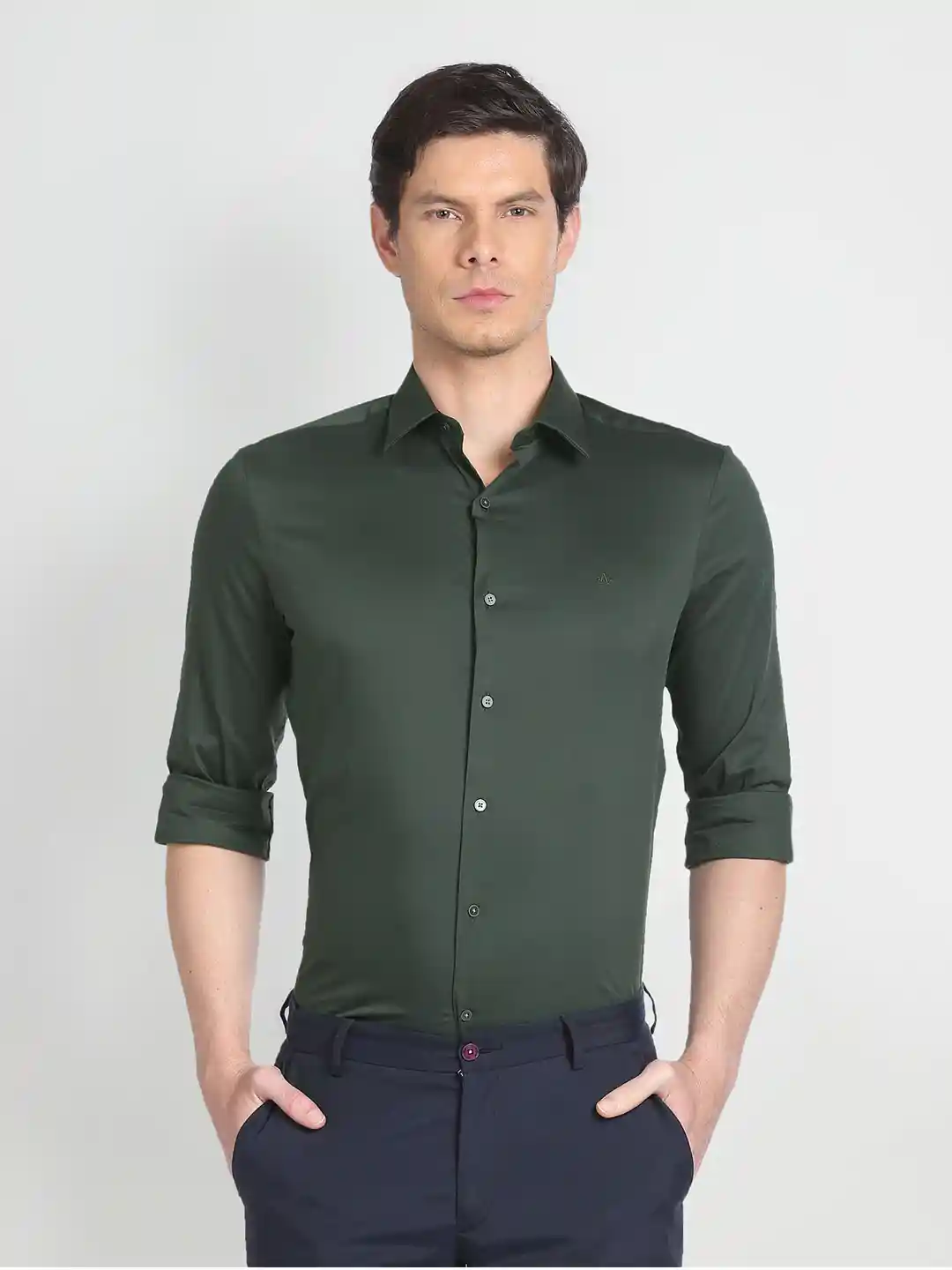 Buy Arrow New York Skinny Fit Classic Formal Shirt Shirts for
