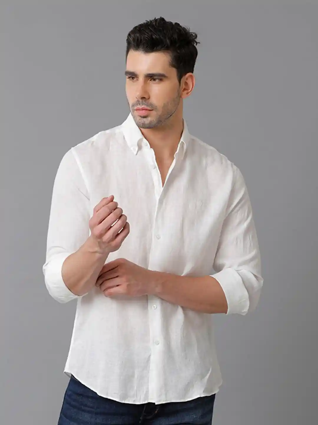 Aldeno Comfort Button-Down Collar Linen Casual Shirt