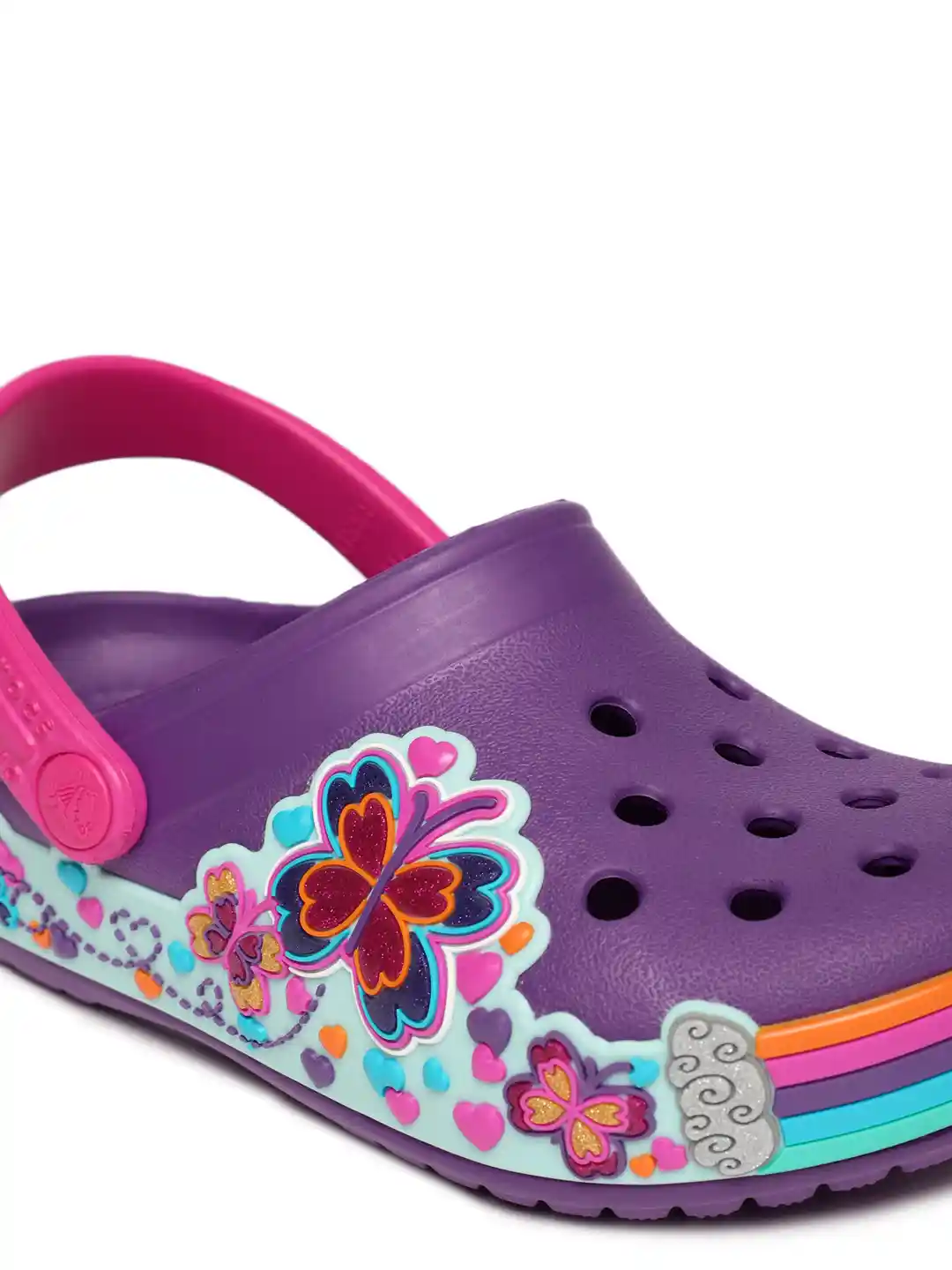 Buy Crocs Kids Purple Printed Clogs Flip Flops for Boys 2502545