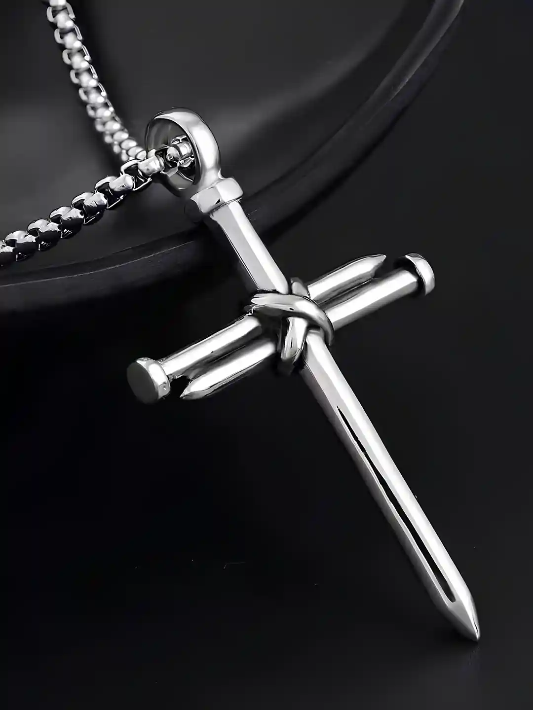 Buy KARISHMA KREATIONS Silver-Plated Christian Crucifix